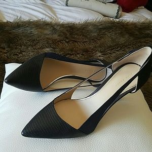 Zara Blue Heels with Bow - Sz 8.5